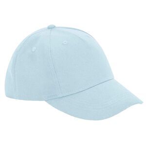 Beechfield 5 Panel Cotton Baseball Cap / Powder Blue